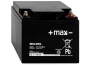 Preview: Bleiakku Maxx Batterien MB12-50HC 12V 50Ah AGM Blei Accu Battery wartungsfrei